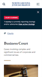 Mobile Screenshot of ncbusinesscourt.net